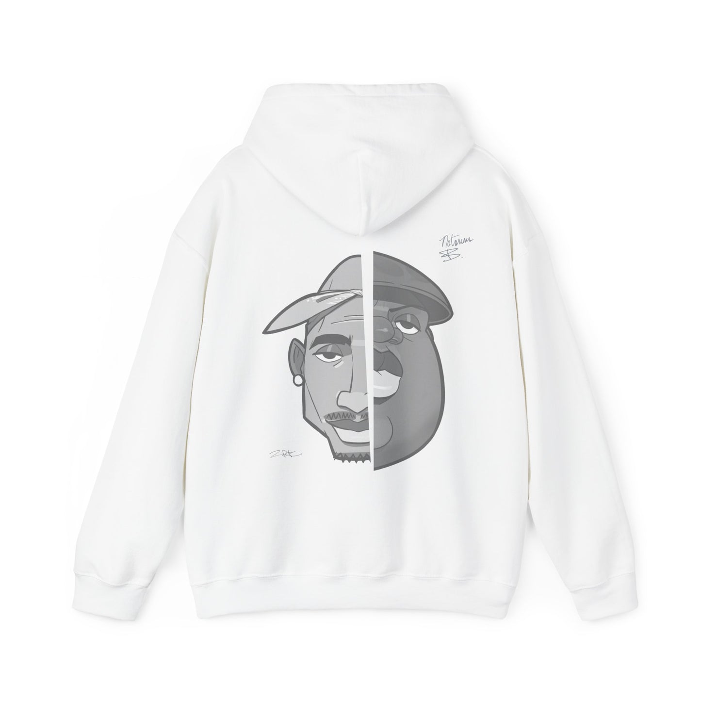 TUPAC X BIGGIE Hoody WHITE
