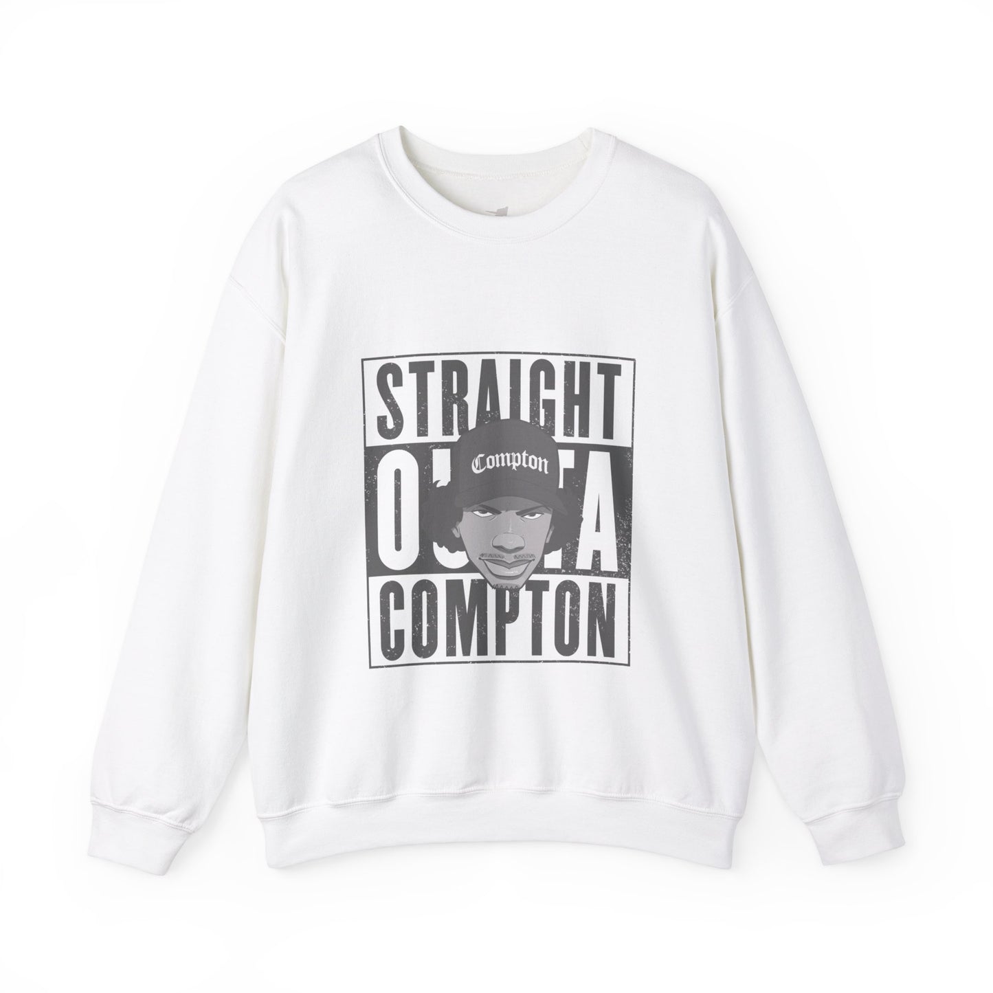 EAZY-E "Straight Outta Compton" Sweatshirt WHITE