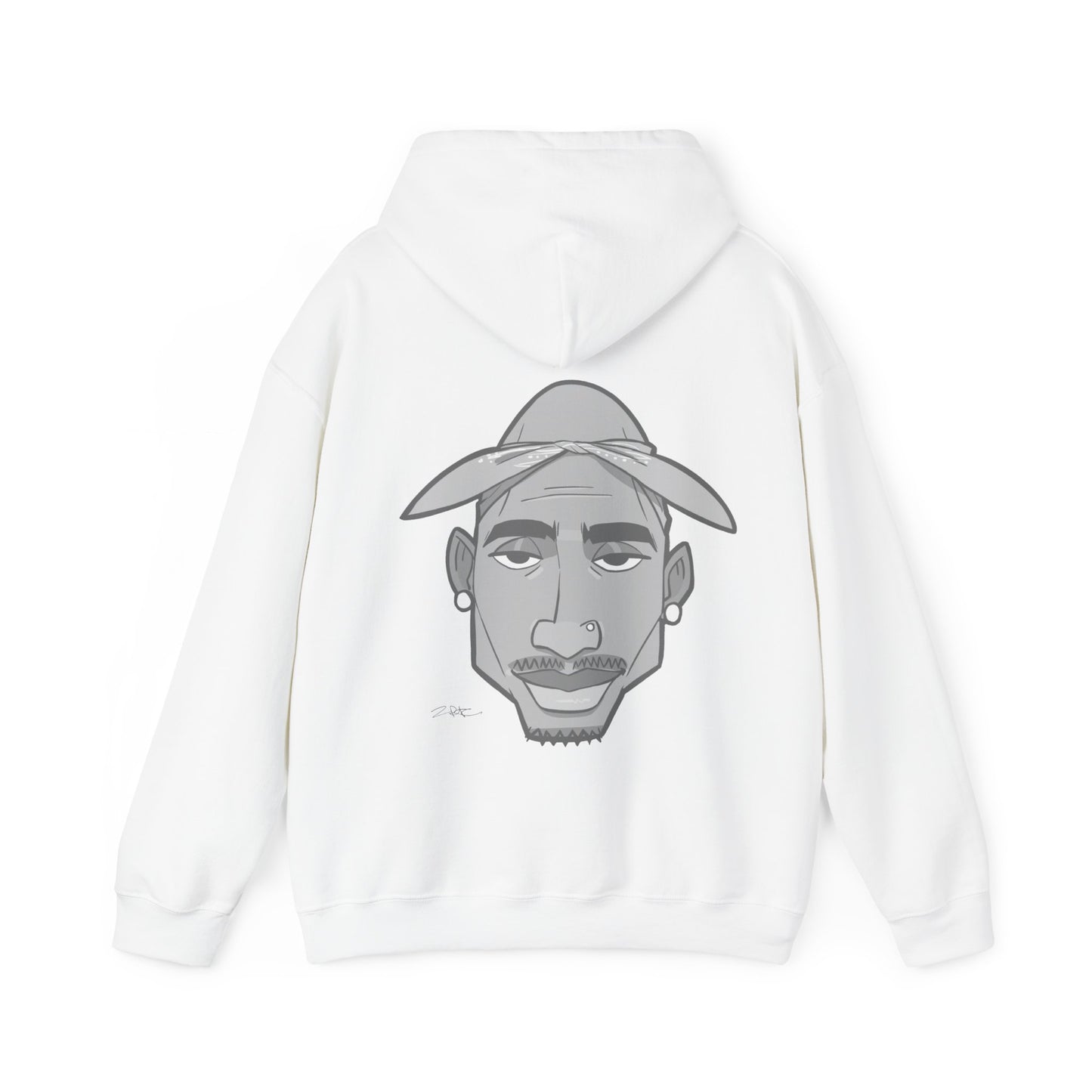 TUPAC Hoody WHITE