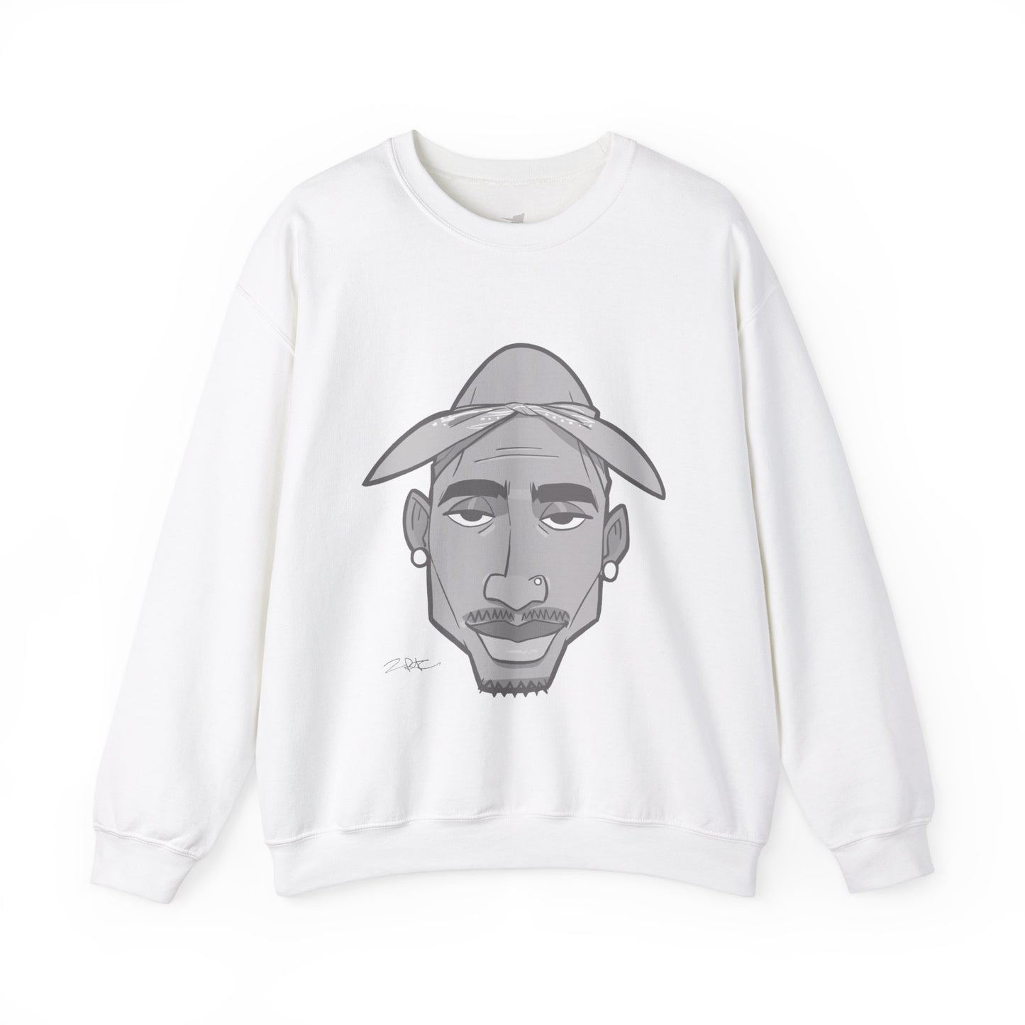 TUPAC Sweatshirt WHITE
