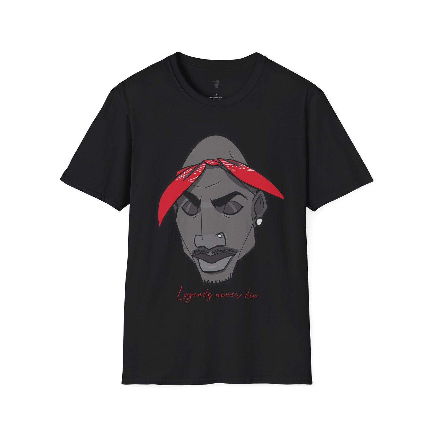 TUPAC "Legends never die" T-shirt BLVCK