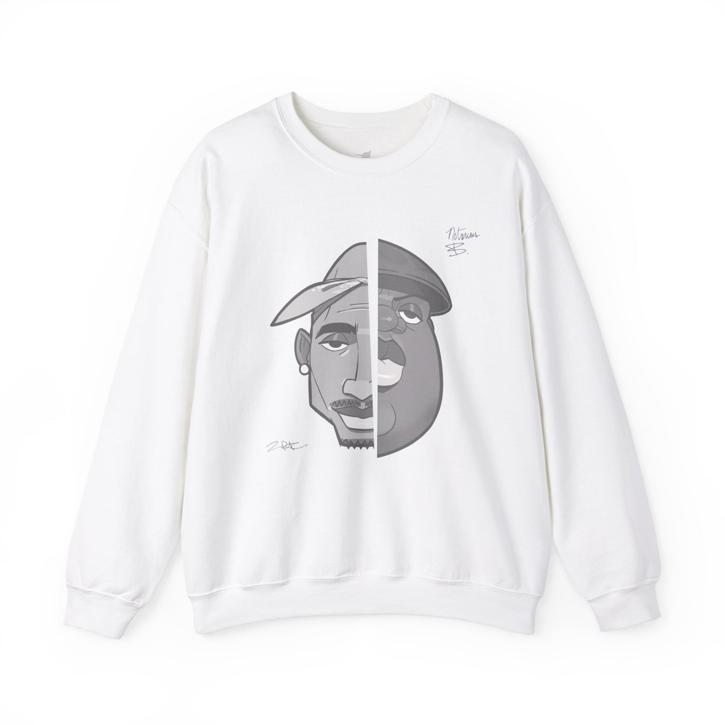 TUPAC X BIGGIE Sweatshirt WHITE