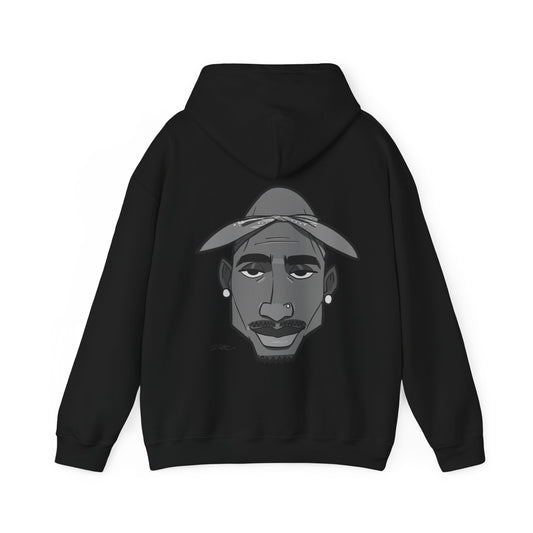 TUPAC Hoody BLVCK