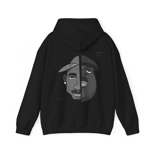 TUPAC X BIGGIE Hoody BLVCK