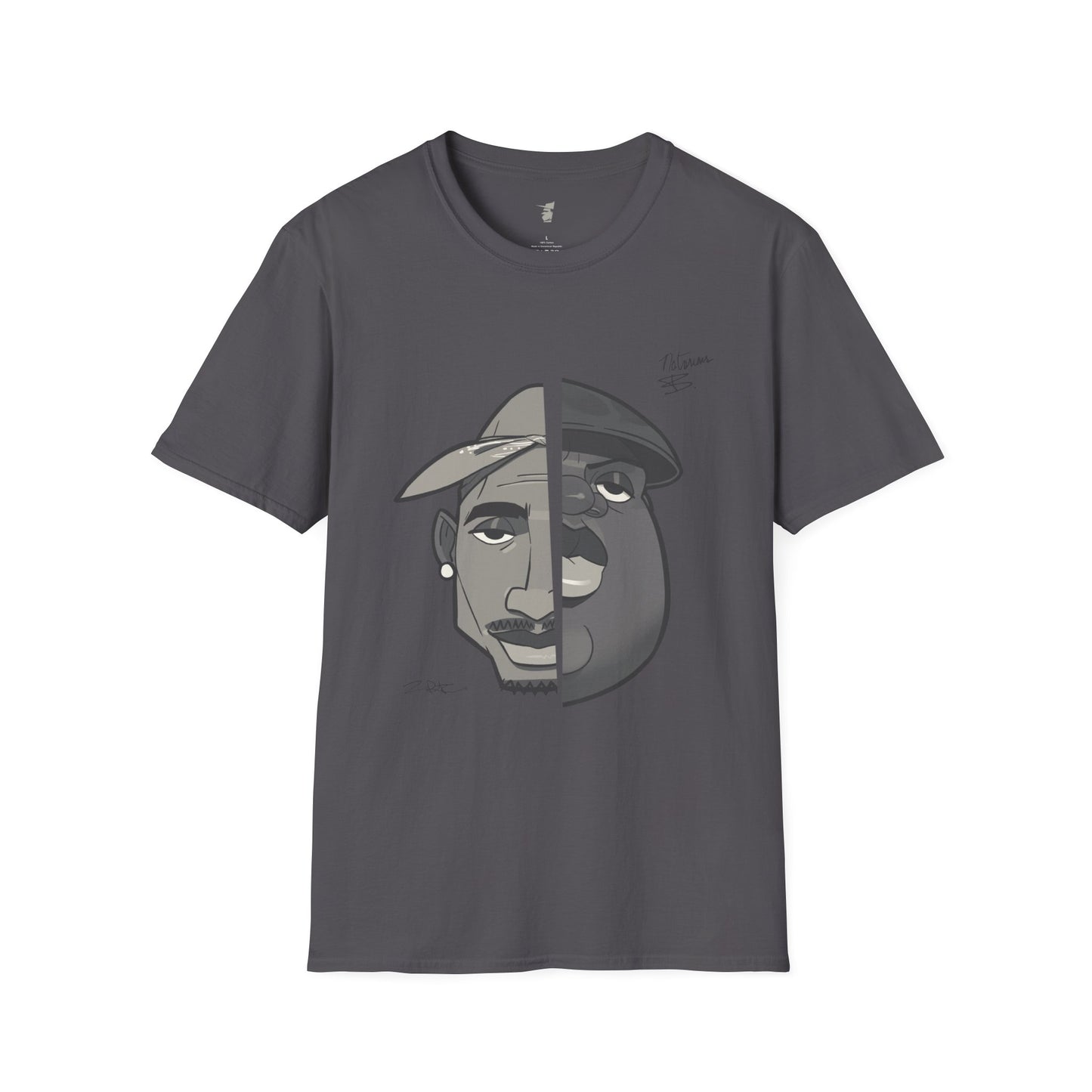 TUPAC X BIGGIE T-shirt GREY