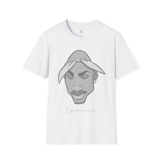 TUPAC "Legends never die" T-shirt WHITE